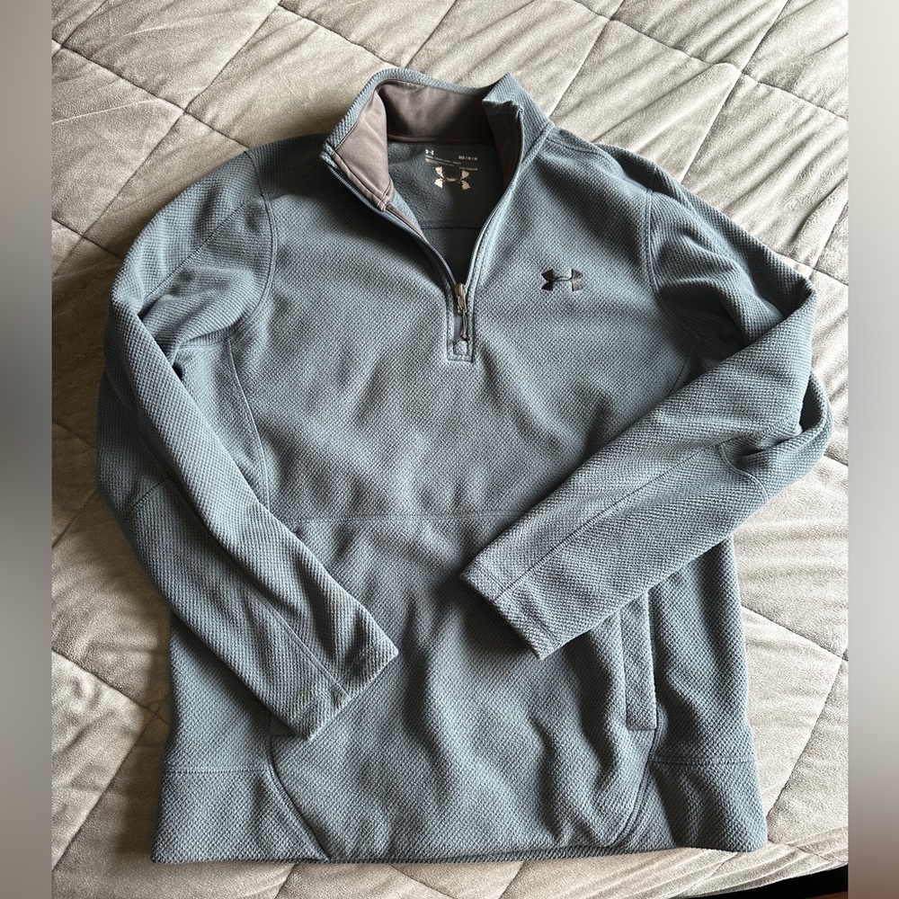 Under Armour Gray Fleece Quarter Zip